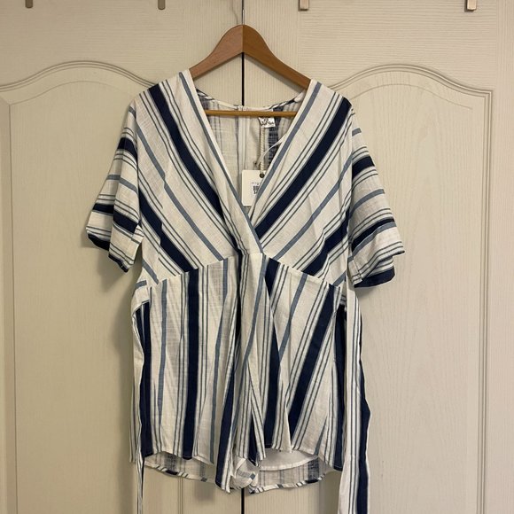 Striped Skort Romper NWT - Size 10 (Australia) or M (US) - Picture 2 of 4